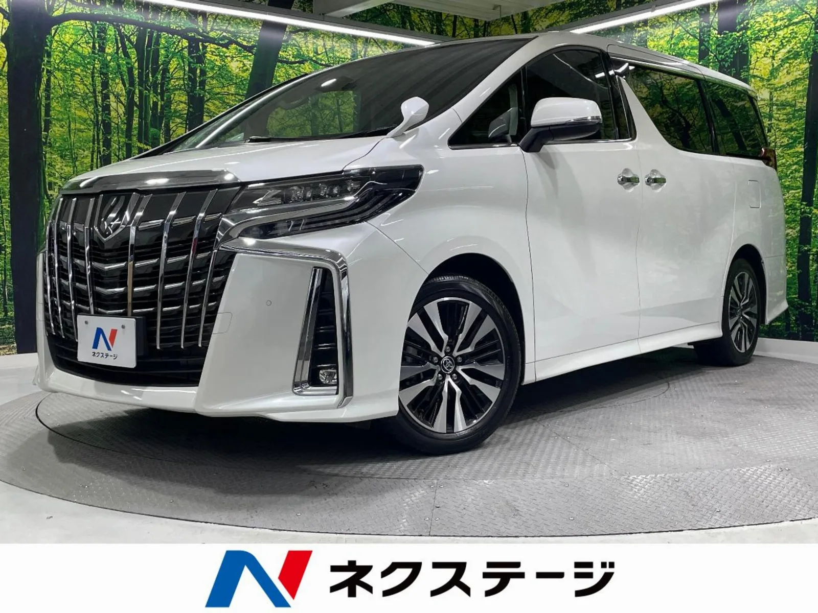 Toyota Alphard 2.5 S C Package, Sunroof, Dual Power Sliding Doors, Rear Seat Monitor, Backup Camera, Collision Mitigation, Non-smoking Vehicle, Steering Heater, Seat Heater, Power Tailgate, Seat Ventilation, Leather Seats, Front and Rear Power Seats, Corner Sensors