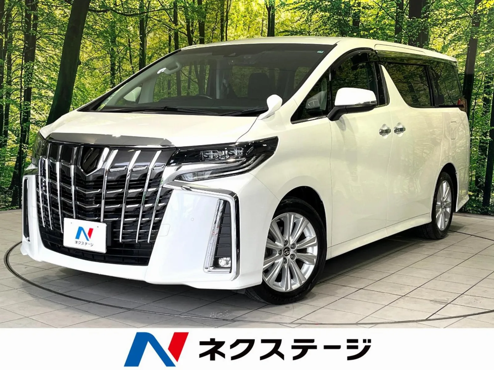 Toyota Alphard 2.5 S - Genuine 10-inch Navigation, Bluetooth, Back Camera, Power Sliding Doors on Both Sides, Radar Cruise Control, Digital Inner Mirror, Dashcam, ETC, Blind Spot Monitor, Clearance Sonar, Rear Auto Air Conditioning
