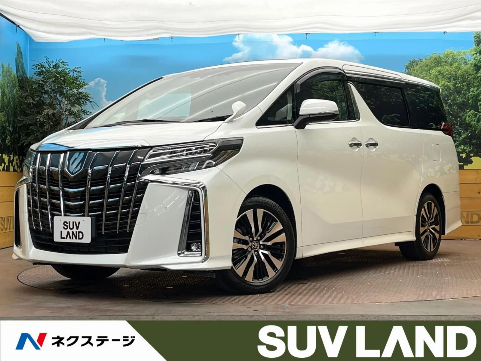 Toyota Alphard 2.5 S C-Package Twin Moonroof, Non-smoking vehicle, Genuine 9-inch navigation, Digital inner mirror, Blind spot monitor, Dual power sliding doors, Power back door, LED headlamps, Full-seg TV, Rearview camera, Dashcam, Accessory power outlet