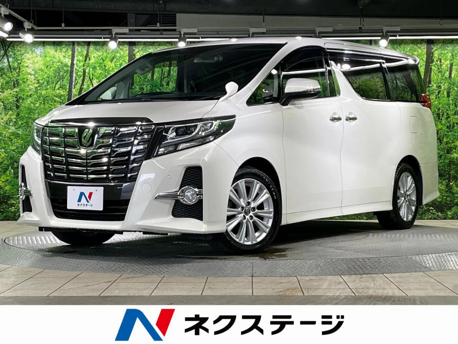 Toyota Alphard 2.5 S A Package Dual Power Sliding Doors BIG-X 11-inch Navigation Rear Seat Monitor Dashcam Corner Sensors Smart Key LED Headlights Built-in ETC Cruise Control Genuine 18-inch Aluminum Wheels Auto Lights Dual Air Conditioning